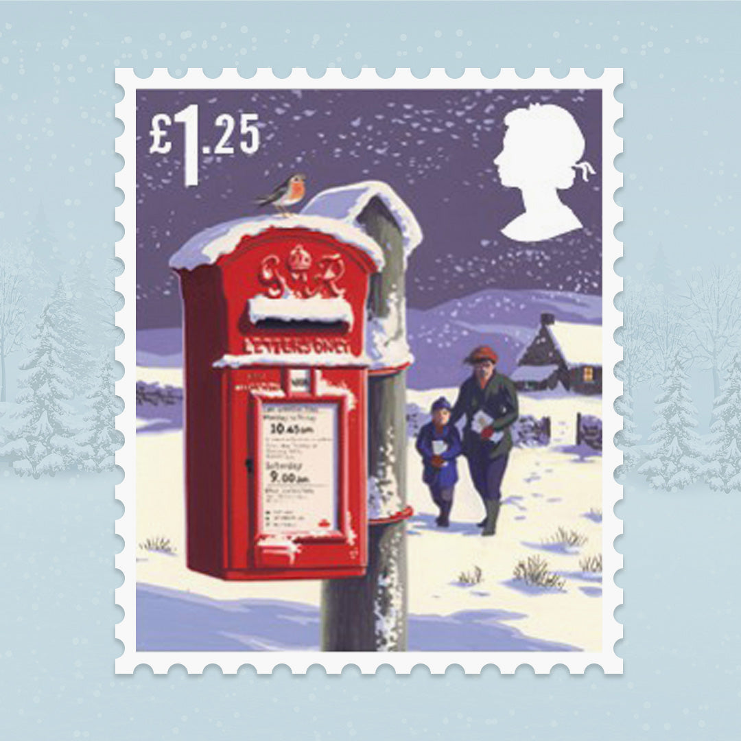 2018 クリスマス郵便ポスト切手コレクターカード