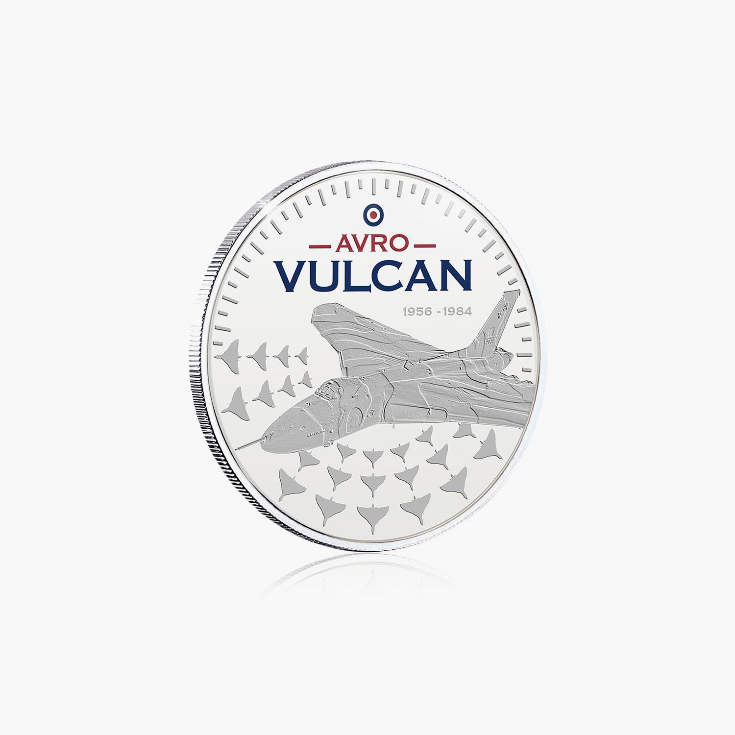 Avro Vulcan Plaqué Argent 65mm Luxe