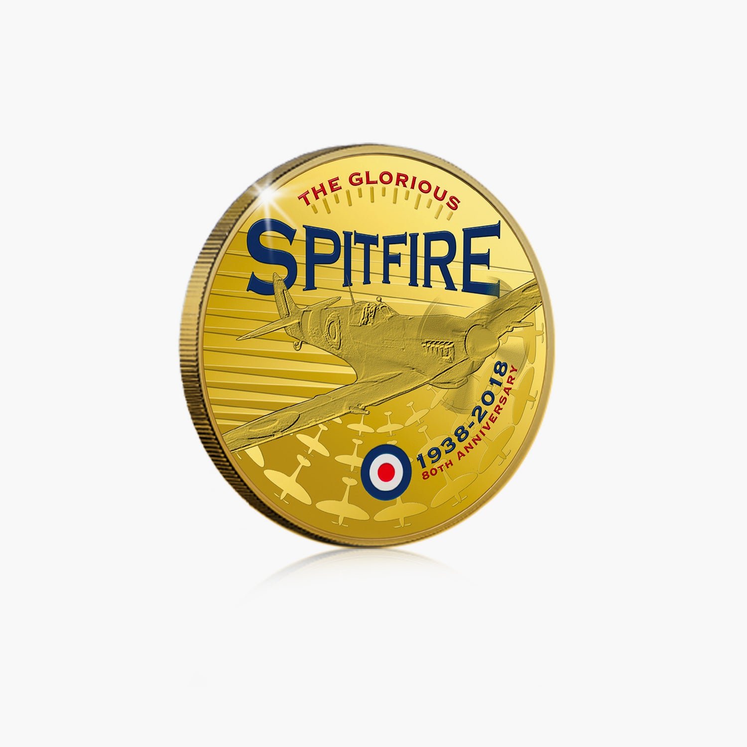 Spitfire 80th Anniversary Gold-Plated 65mm Luxe