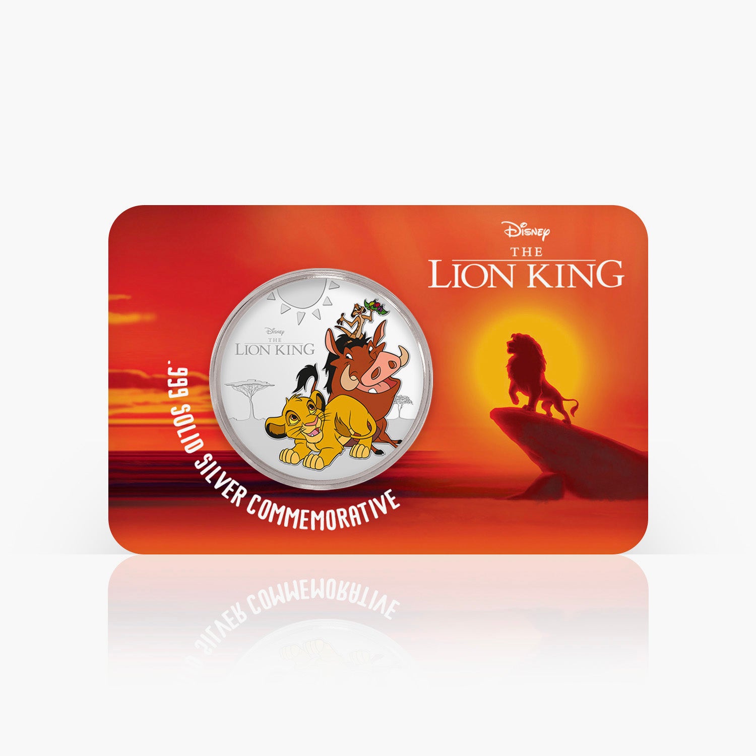 Le Roi Lion en argent pur 32 mm commémoratif