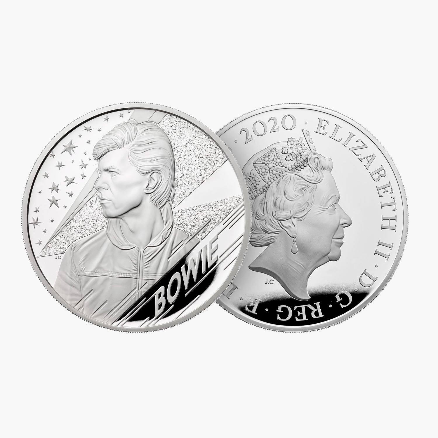 David Bowie 2020 UK Five Ounce Silver Proof Coin