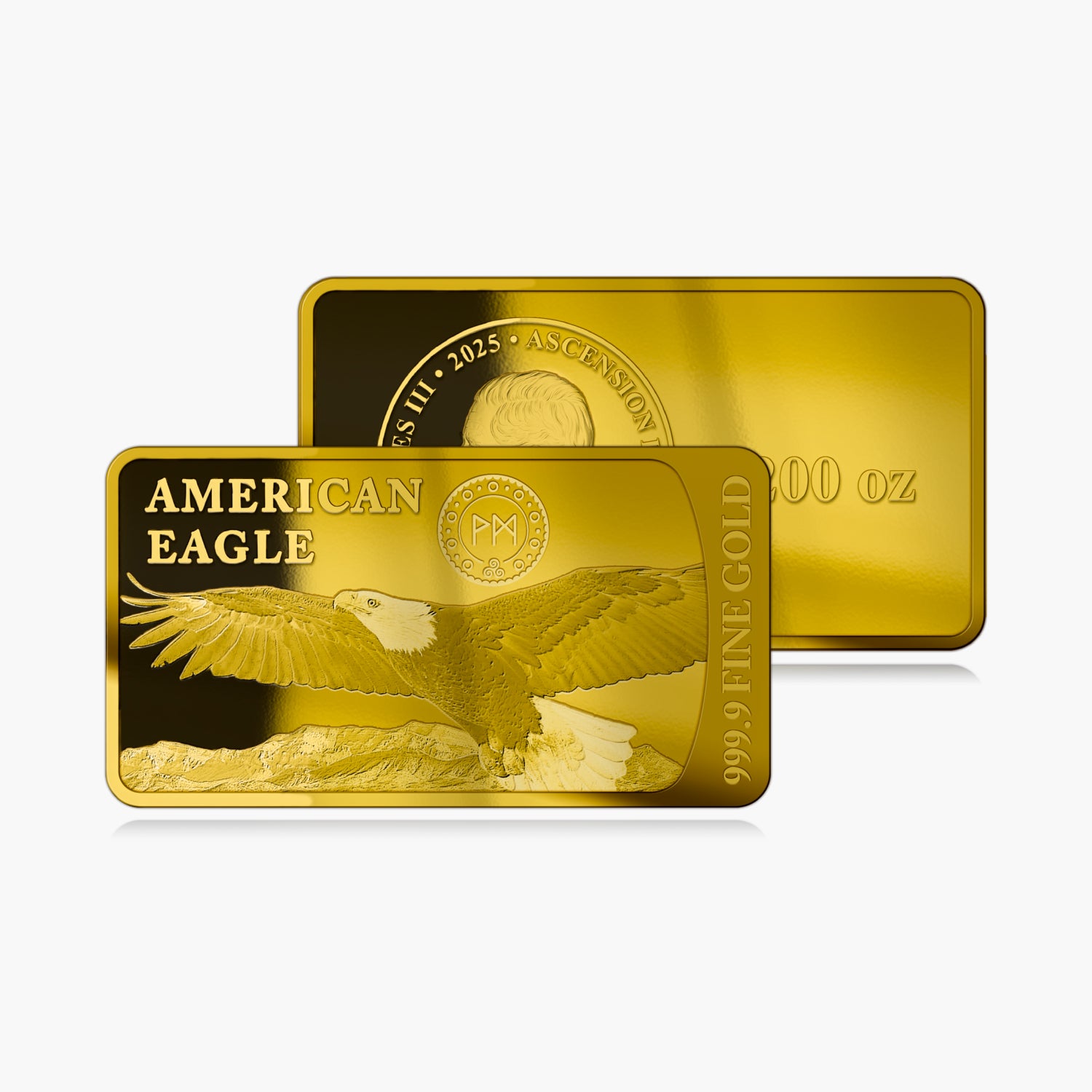 The Legends of Gold American Eagle Solid Gold Bar