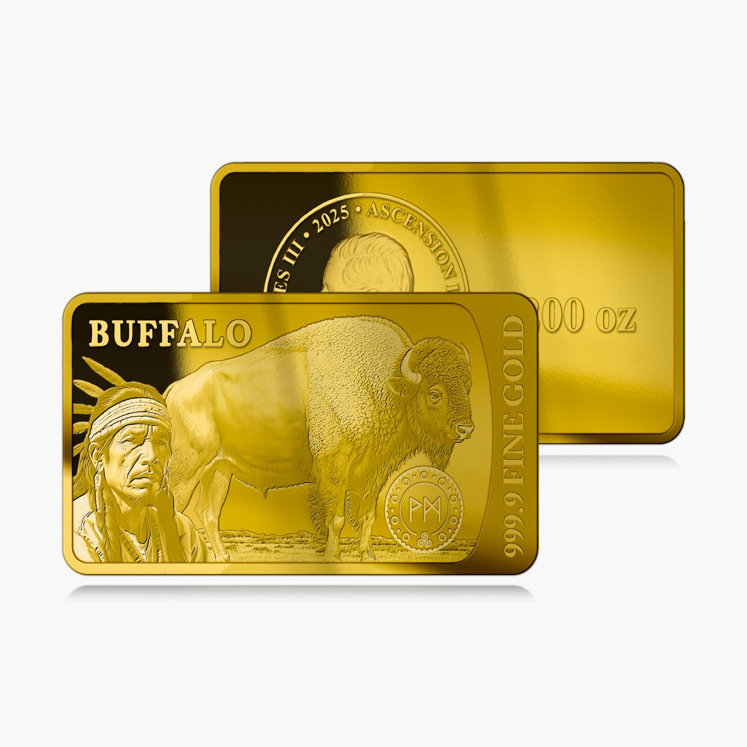 The Legends of Gold Buffalo Solid Gold Bar
