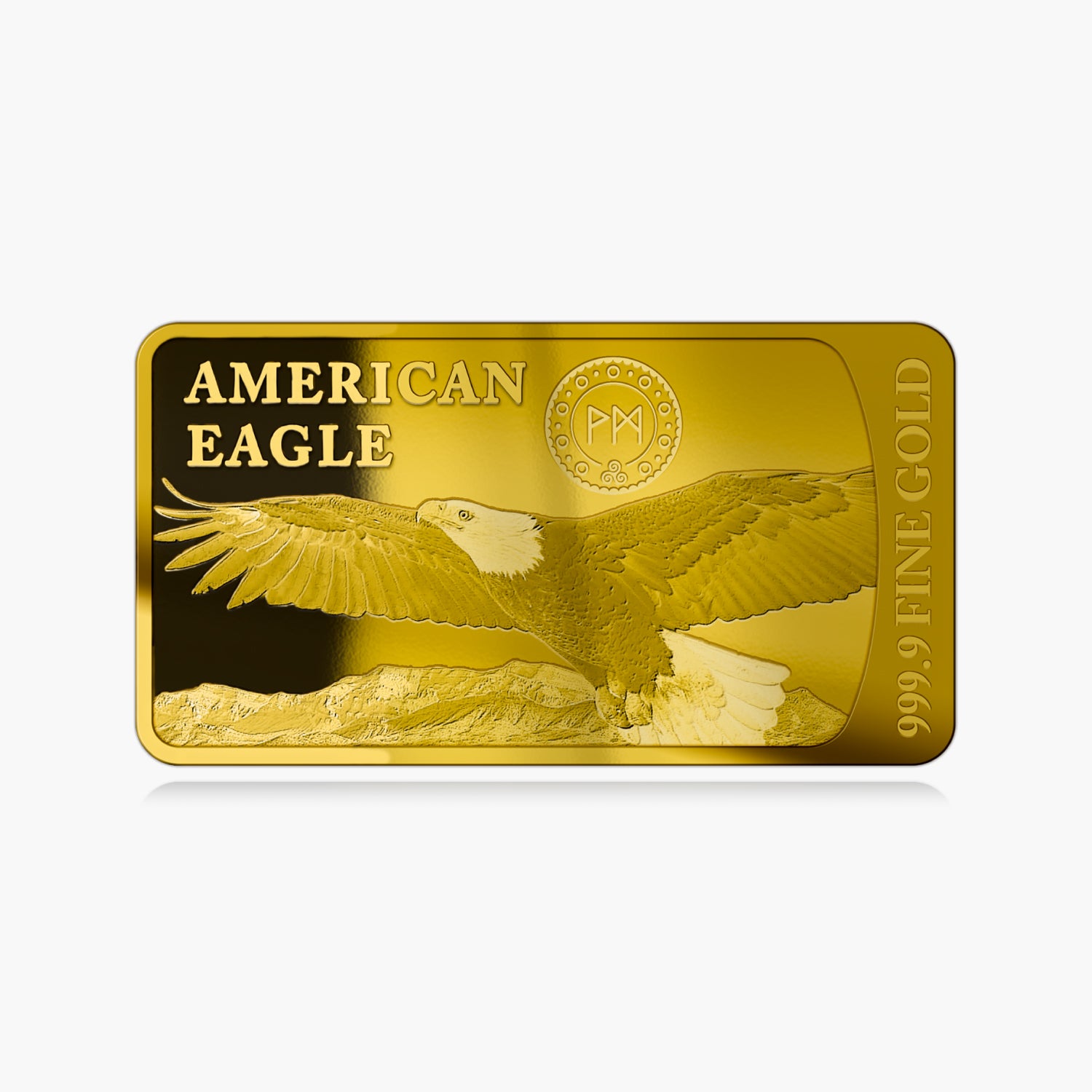 The Legends of Gold American Eagle Solid Gold Bar