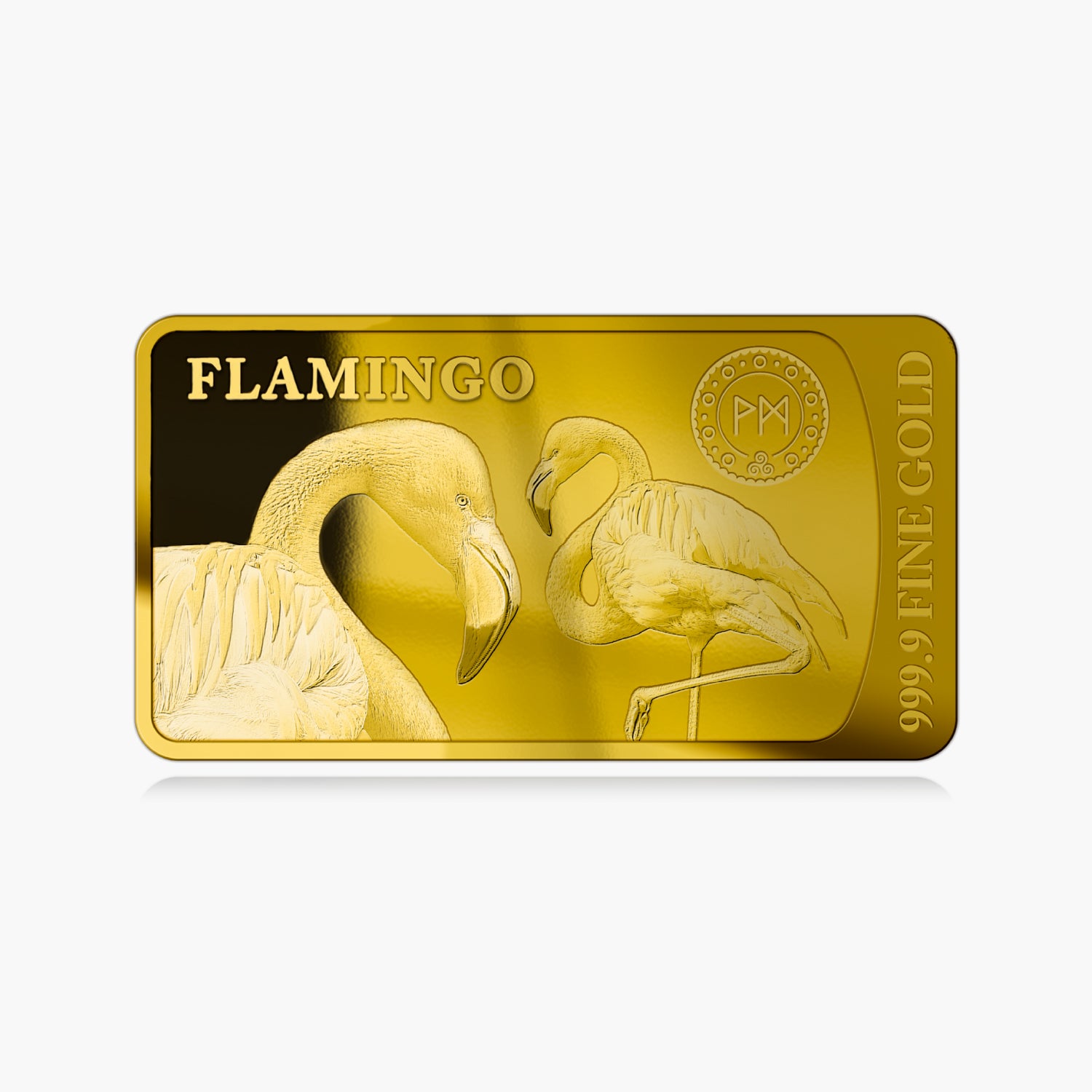 The Legends of Gold Flamingo Solid Gold Bar