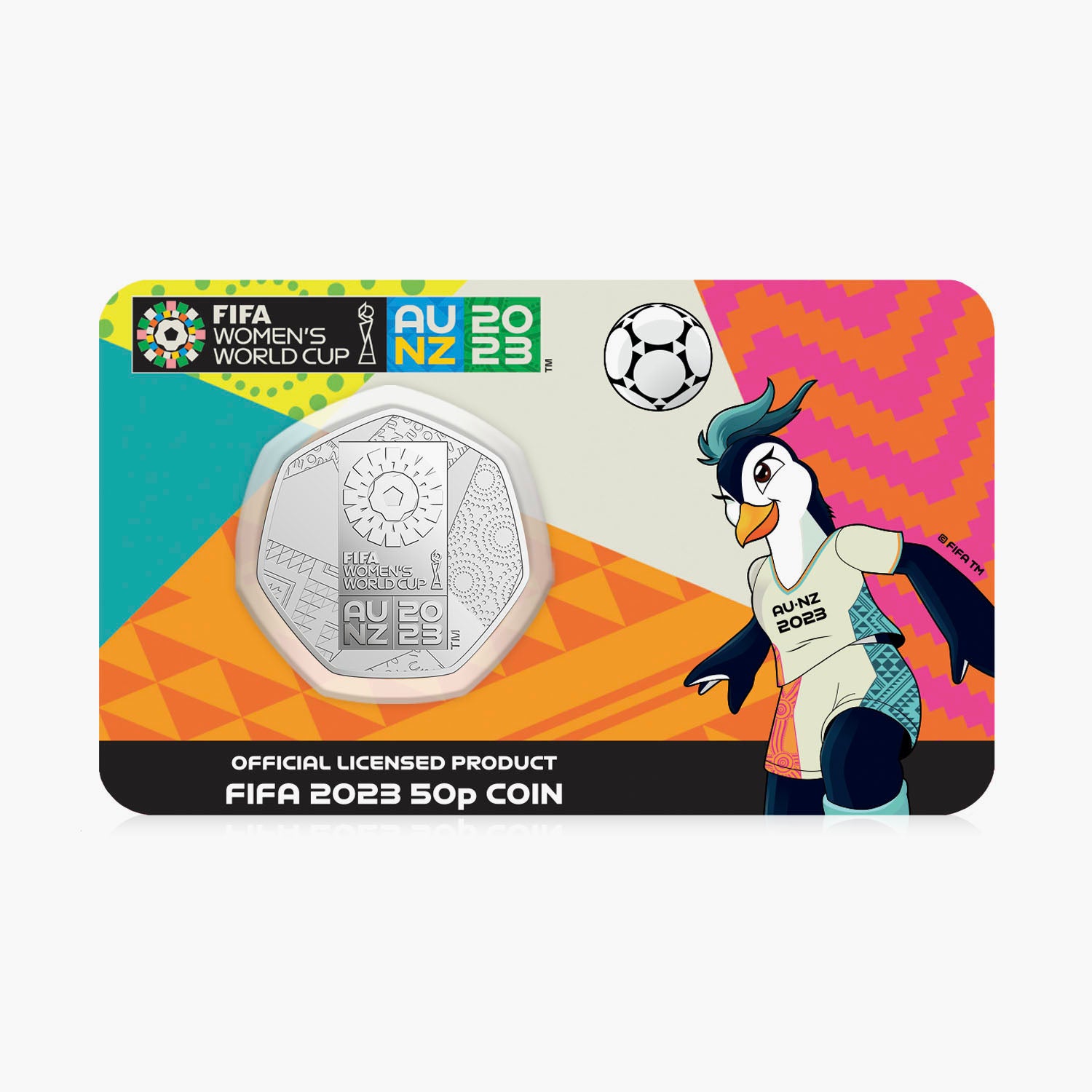 FIFA 女子ワールドカップ 2023 50 ペンス コイン