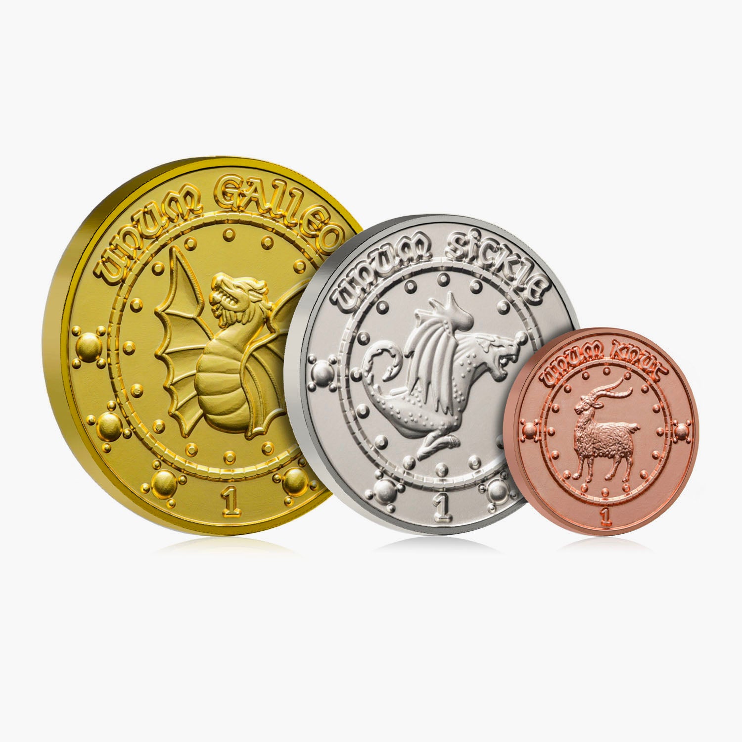 Harry Potter Gringotts Wizarding Bank Coin Set
