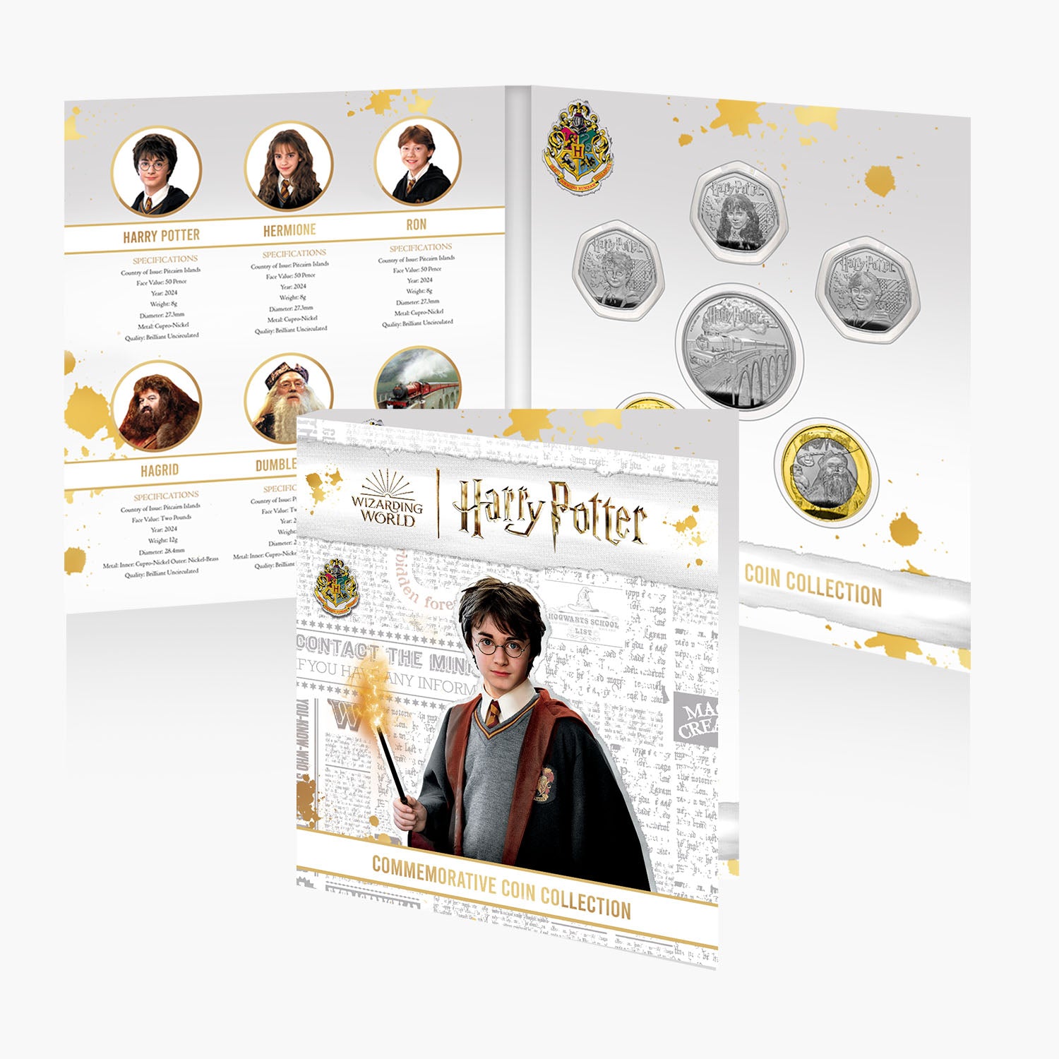 Le coffret de pièces officiel Harry Potter 2024 BU