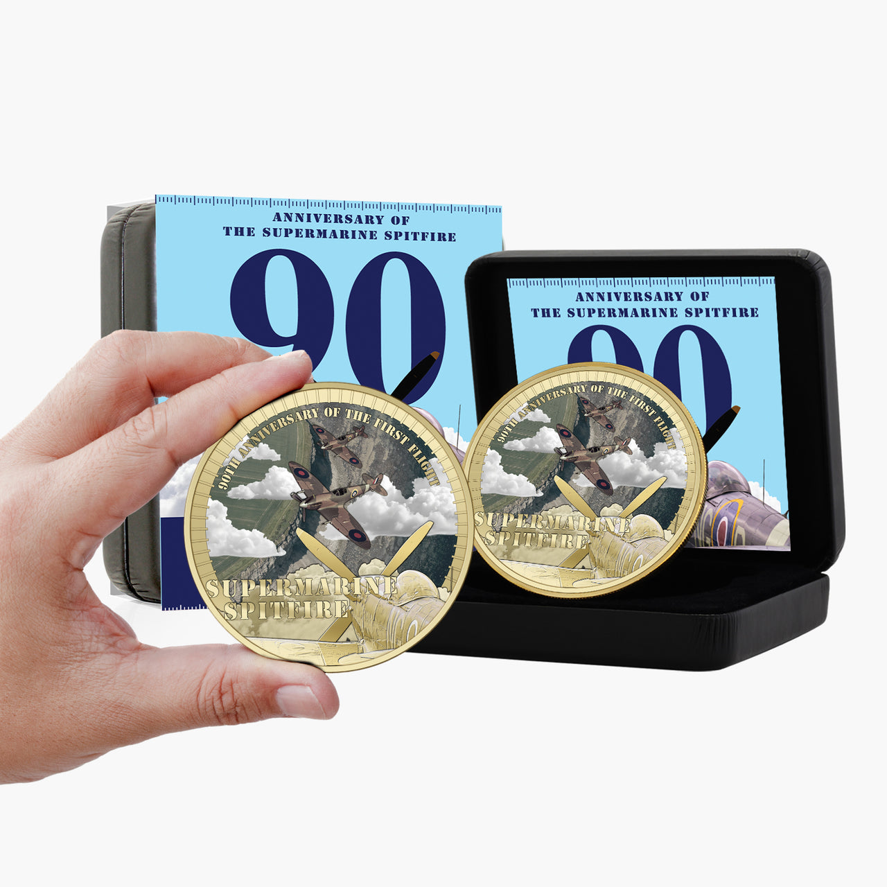 Supermarine Spitfire 2026 Super Size Gold Luxe Edition Coin