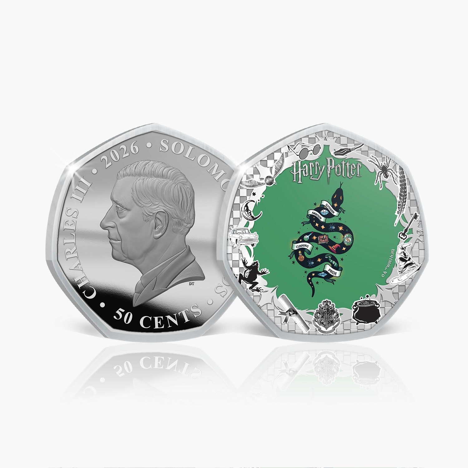 Houses of Hogwarts - Slytherin - Traits Coin