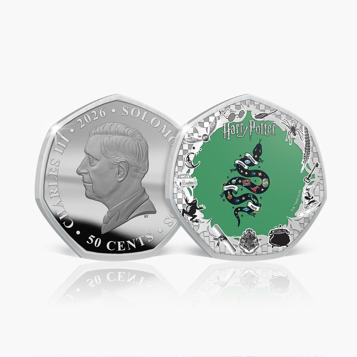 Houses of Hogwarts - Slytherin - Traits Coin