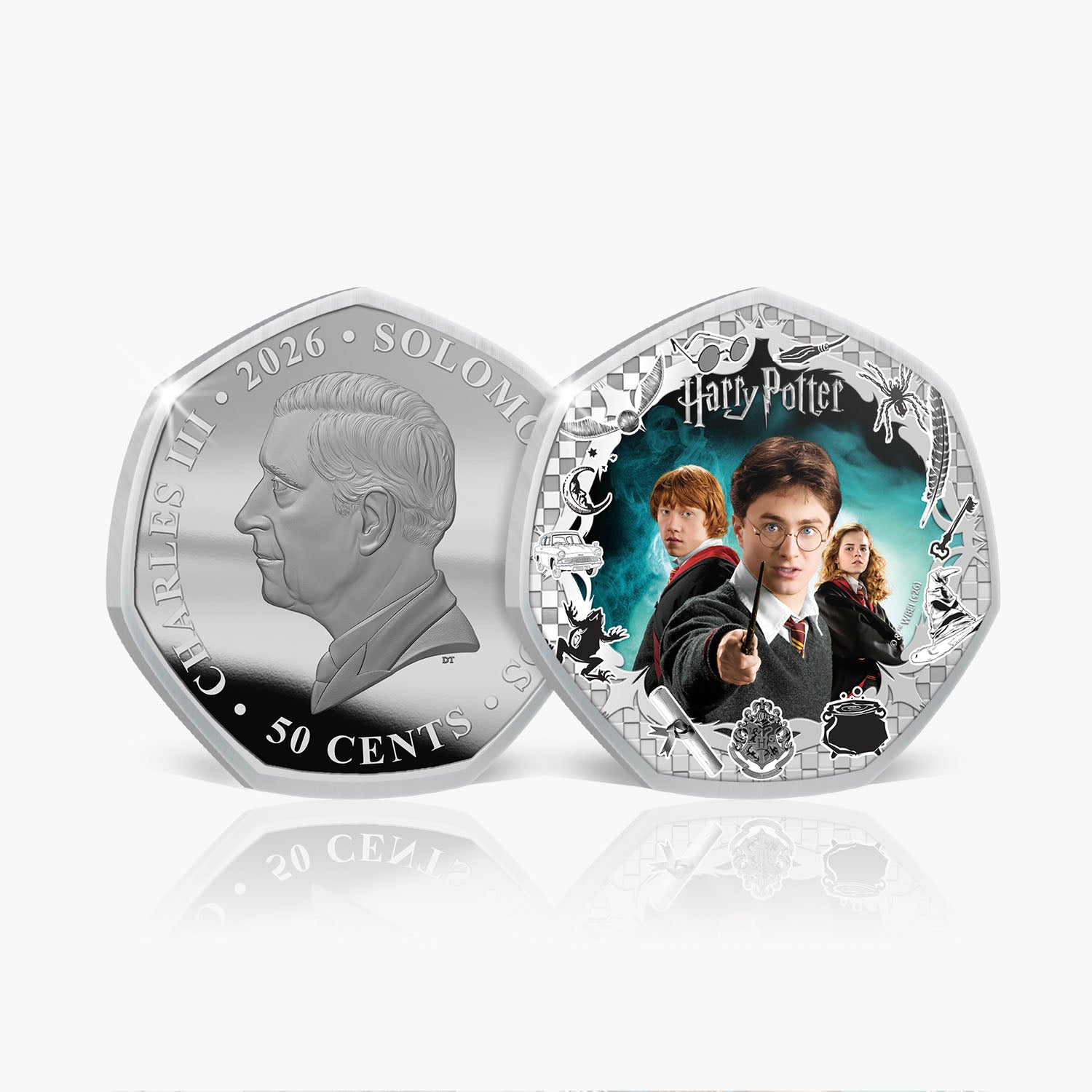 Houses of Hogwarts - Gryffindor - Harry Potter Coin
