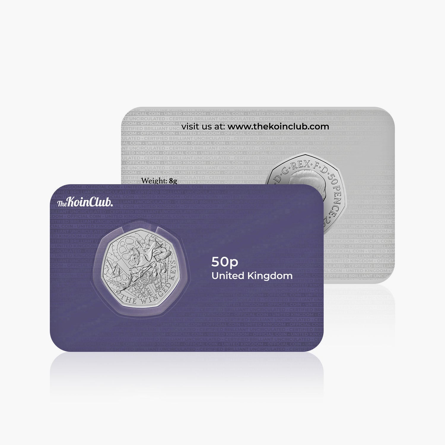 Harry Potter - Las llaves aladas 2024 Moneda brillante sin circular de 50 peniques