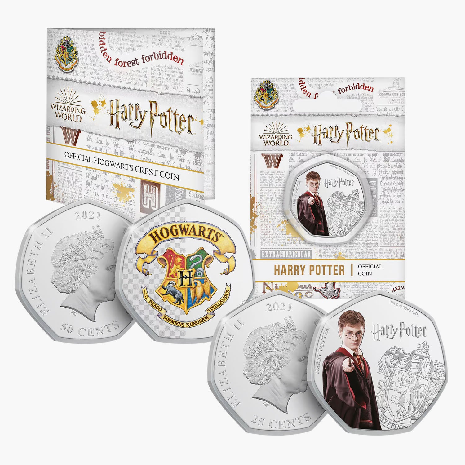 Harry Potter Silver Coin Bundle