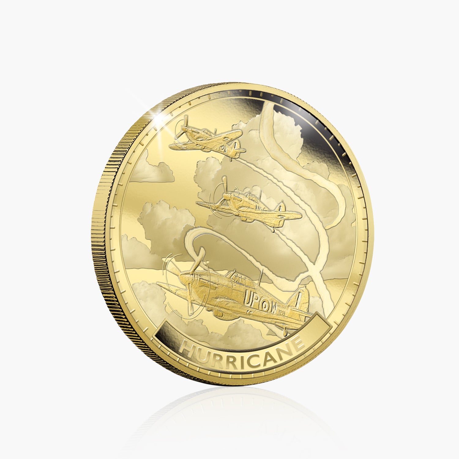 Wings of Valour Hurricane 24 Carat Gold Plated Commemorative