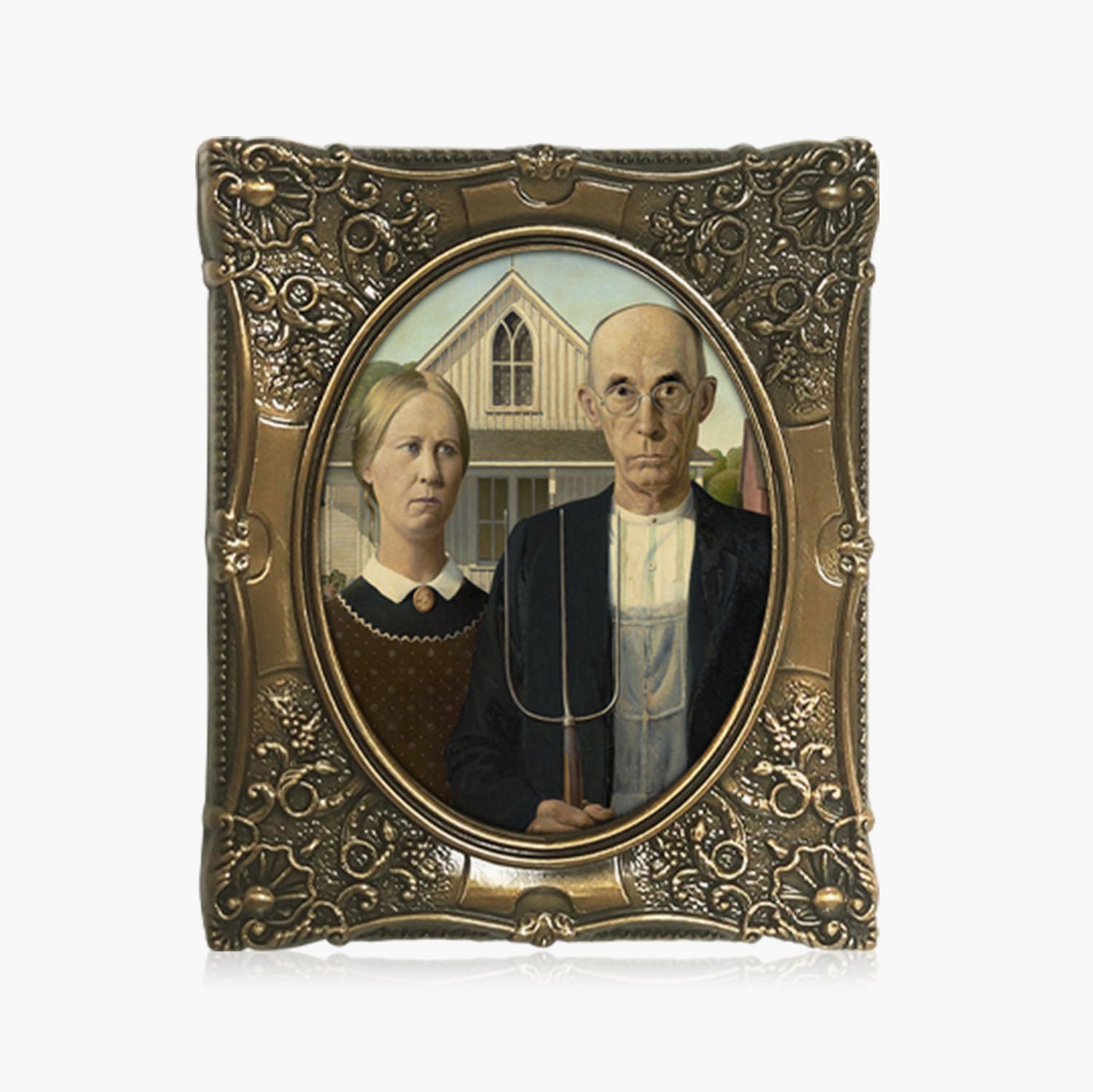 The Most Famous Paintings - Grant Wood - American Gothic
