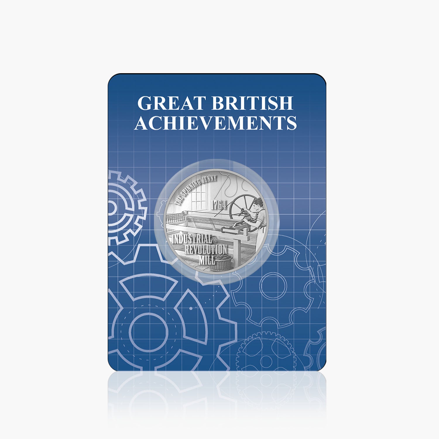 Great British Achievements Industrial Revolution Mill Silver Plated BU Commemorative