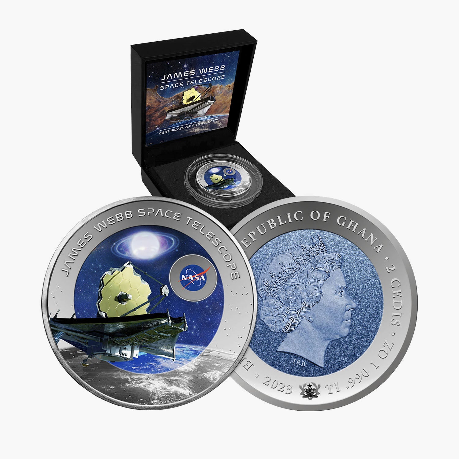 NASA James Webb Space Telescope Titanium 2023 Coin