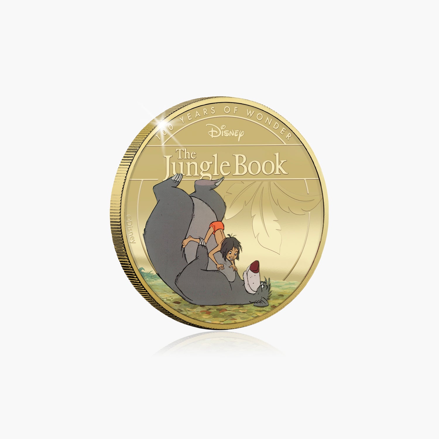 D100 Disney Jungle Book Plaqué Or Commémoratif