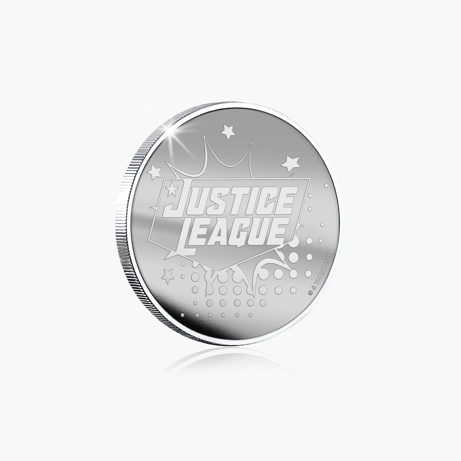Justice League - Batman - Wonder Woman - Superman Silver Plated Commemorative