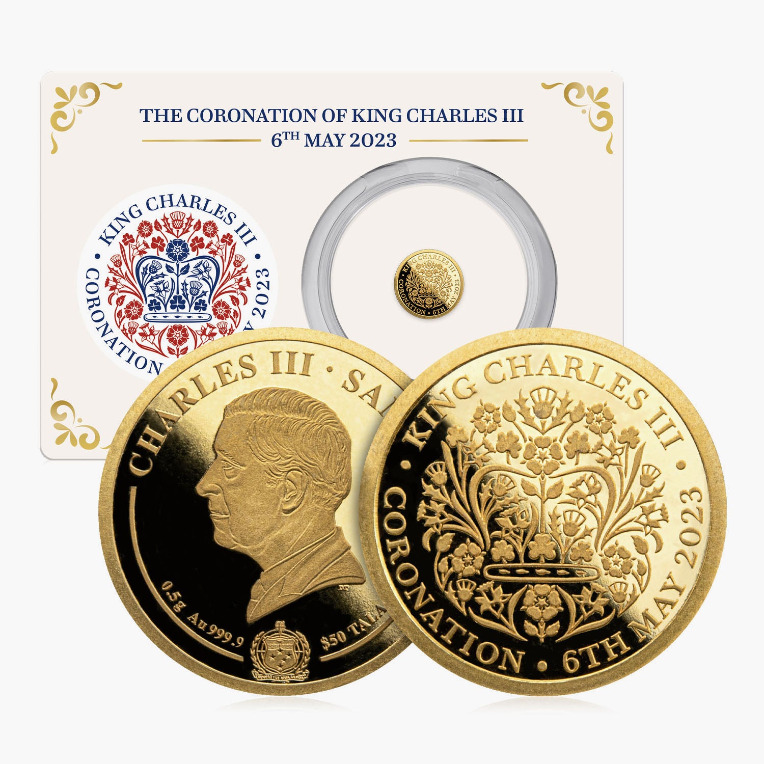 The Coronation of King Charles III Solid Gold Coin