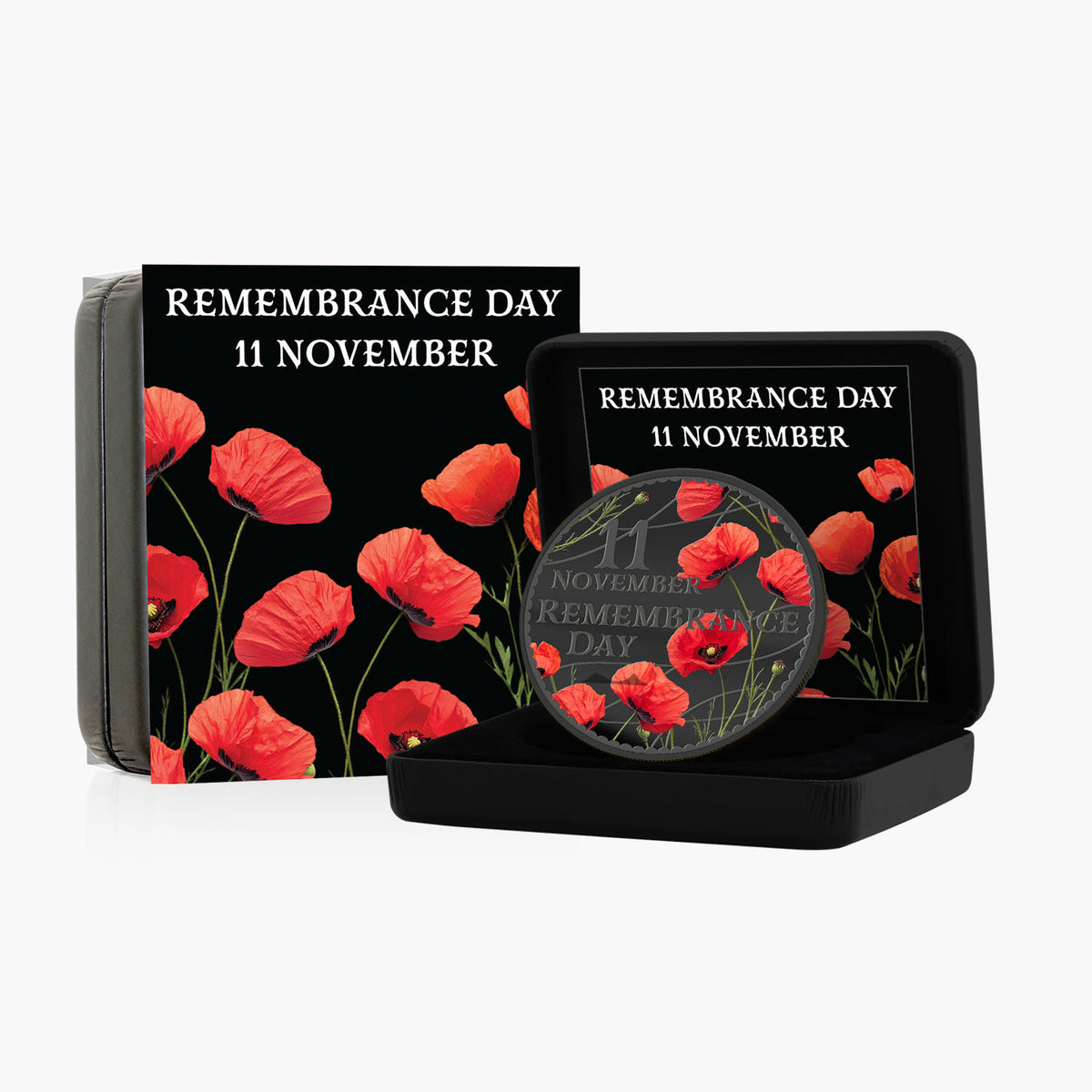 Poppies & Peace Remembrance 50mm Coin Luxe Edition