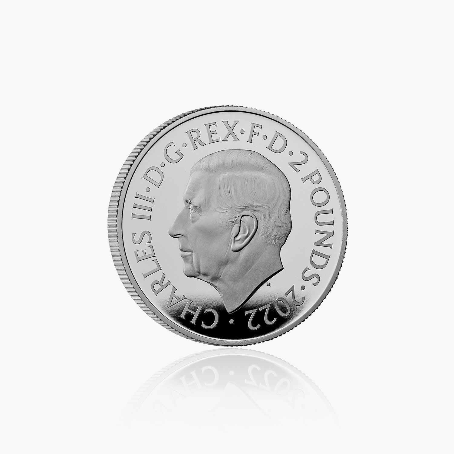 Sa Majesté la reine Elizabeth II 2022 Pièce d'argent de qualité épreuve numismatique de 10 onces