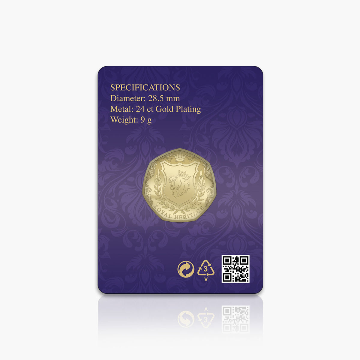 Royal Heritage Knighthood Gold Plated BU Commemorative