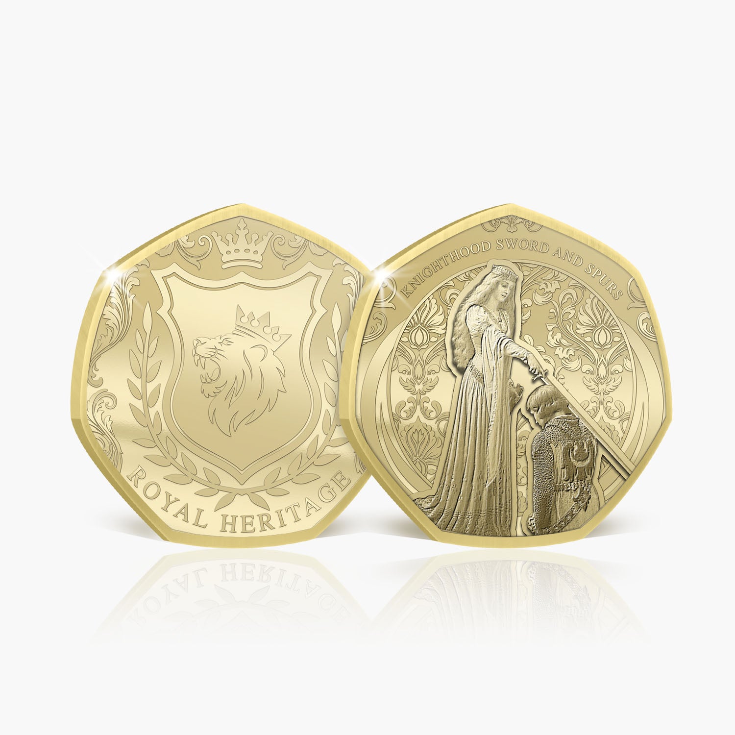 Royal Heritage Knighthood Gold Plated BU Commemorative