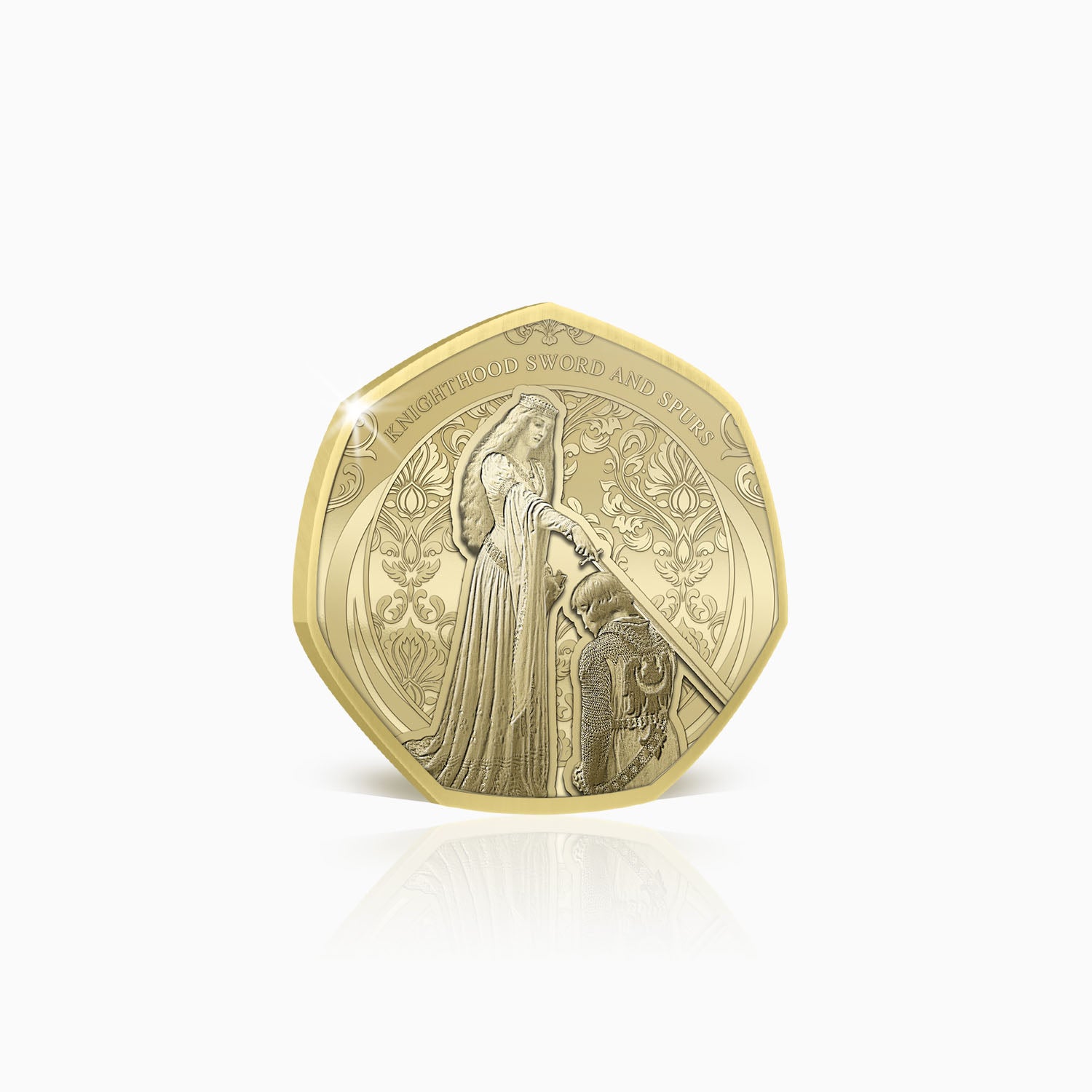 Royal Heritage Knighthood Gold Plated BU Commemorative