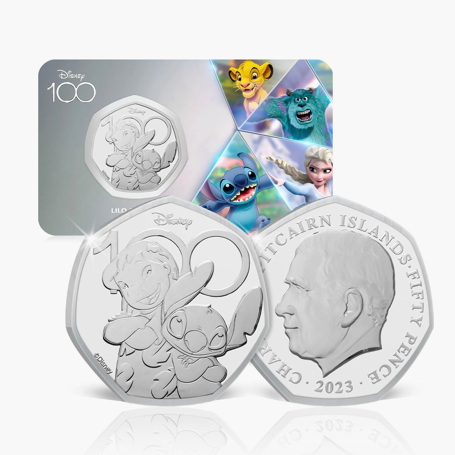 Disney 100th Anniversary 2023 50p BU Coin Bundle
