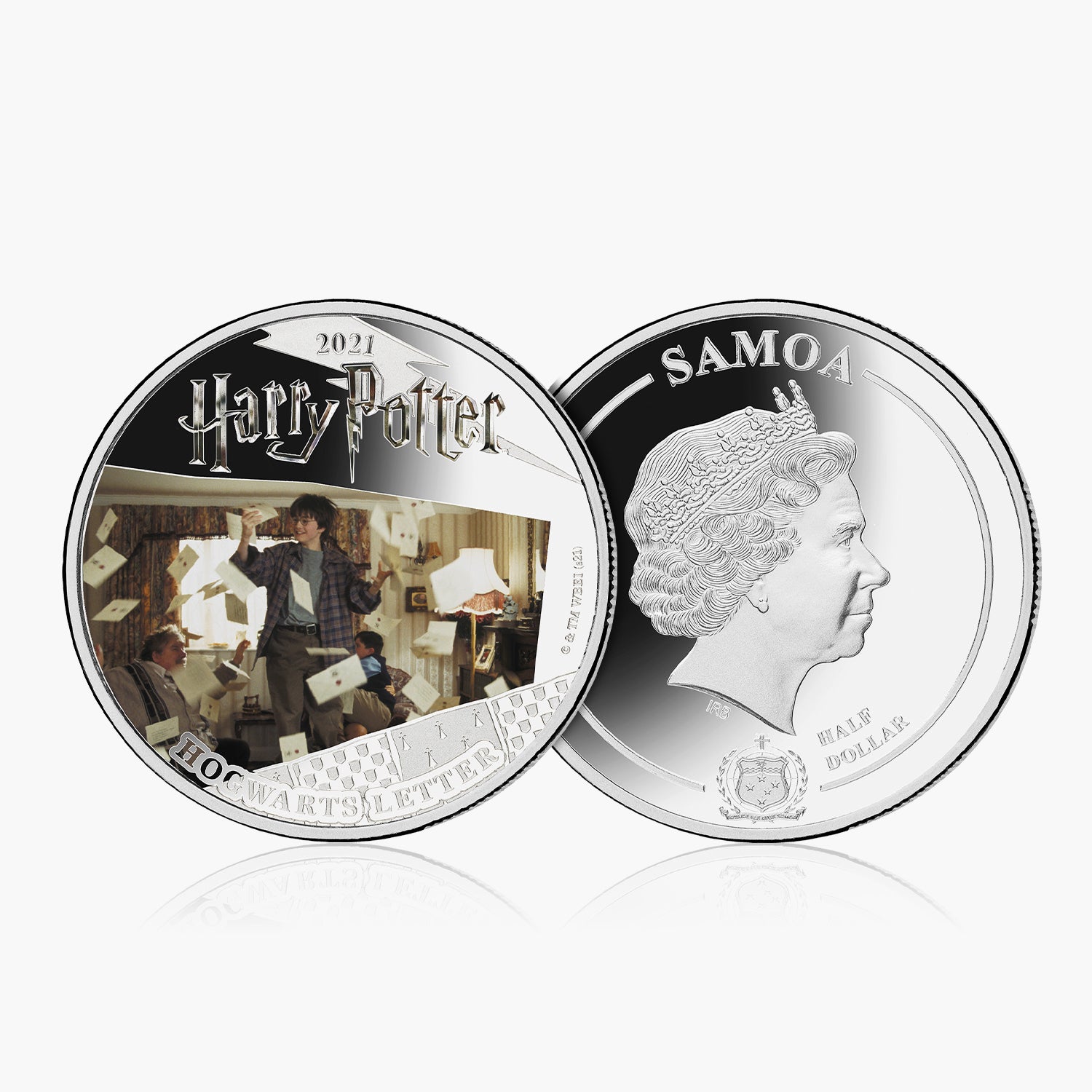 Official Harry Potter Movie Scenes - Hogwarts Letter Coin