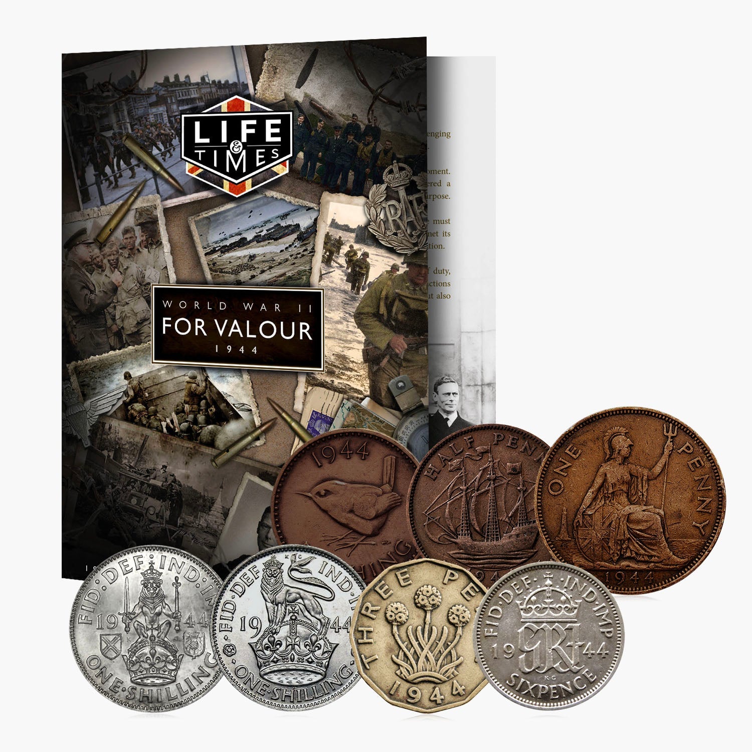 Life & Times WWI and WWII Coin Set Bundle