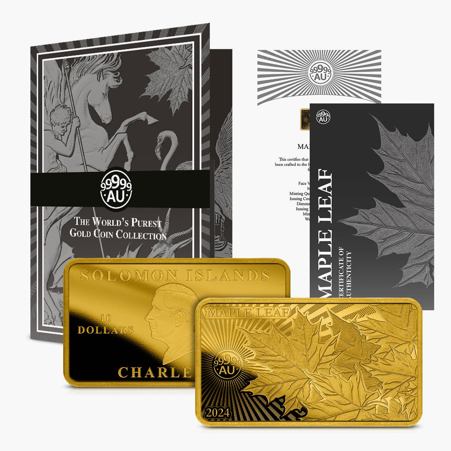 The World's Purest Solid Gold Bullion Coin Collection