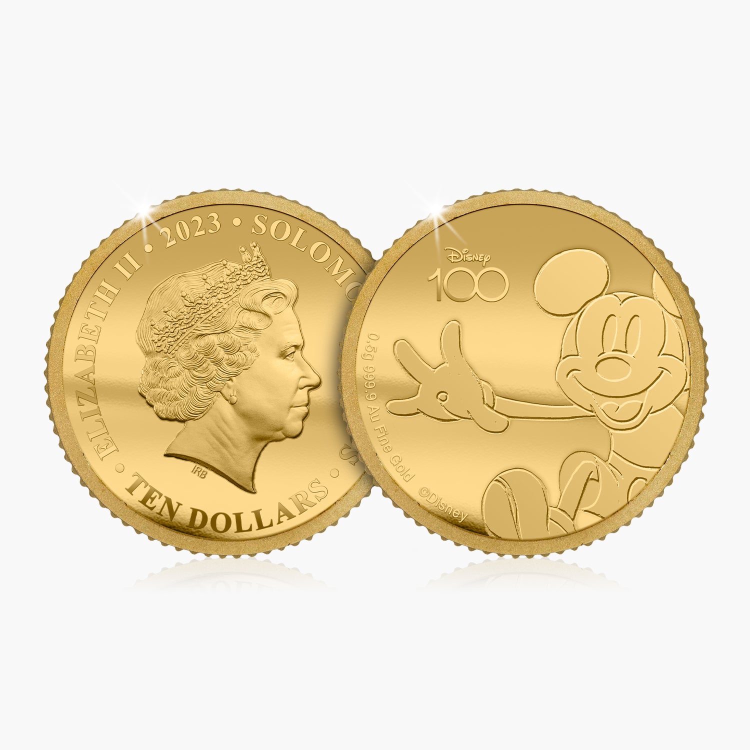 Disney 100th Anniversary Mickey Mouse Solid Gold Coin