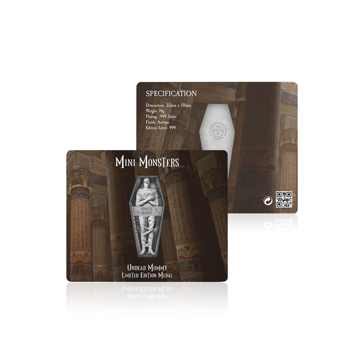 Minted Mini Monsters - Mummy Blister Card