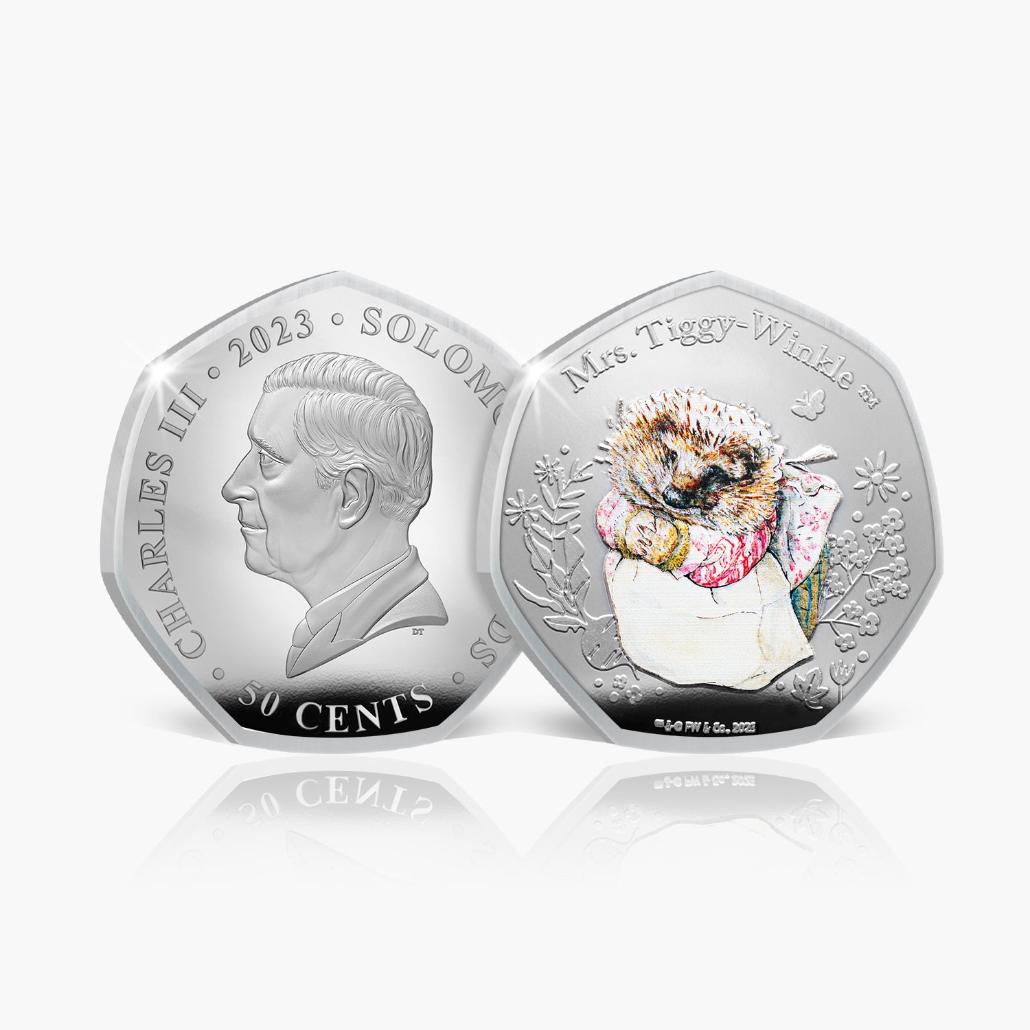 The World of Peter Rabbit 2023 Coin Collection - Mrs Tiggy -Winkle Coin