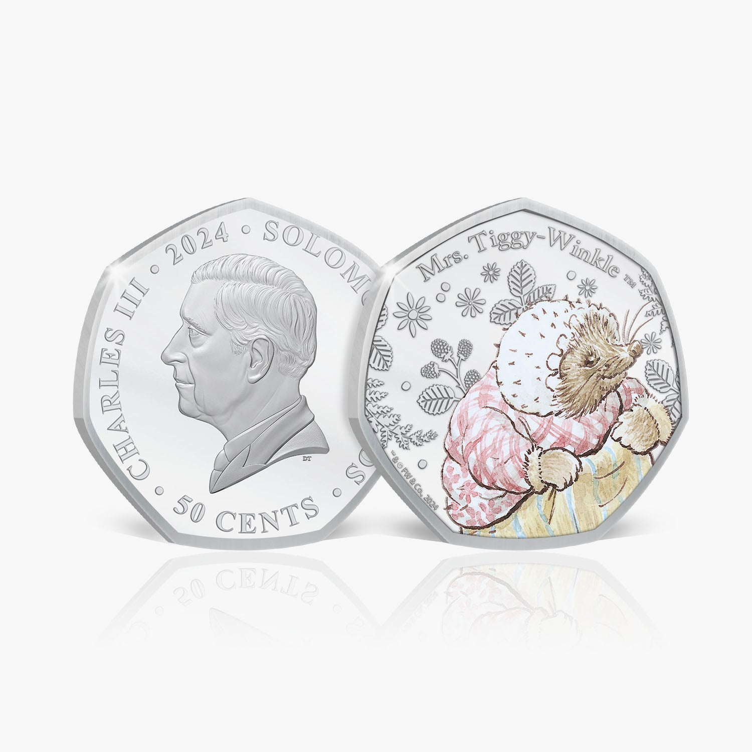 The 2024 World of Peter Rabbit Mrs Tiggy Winkle Coin