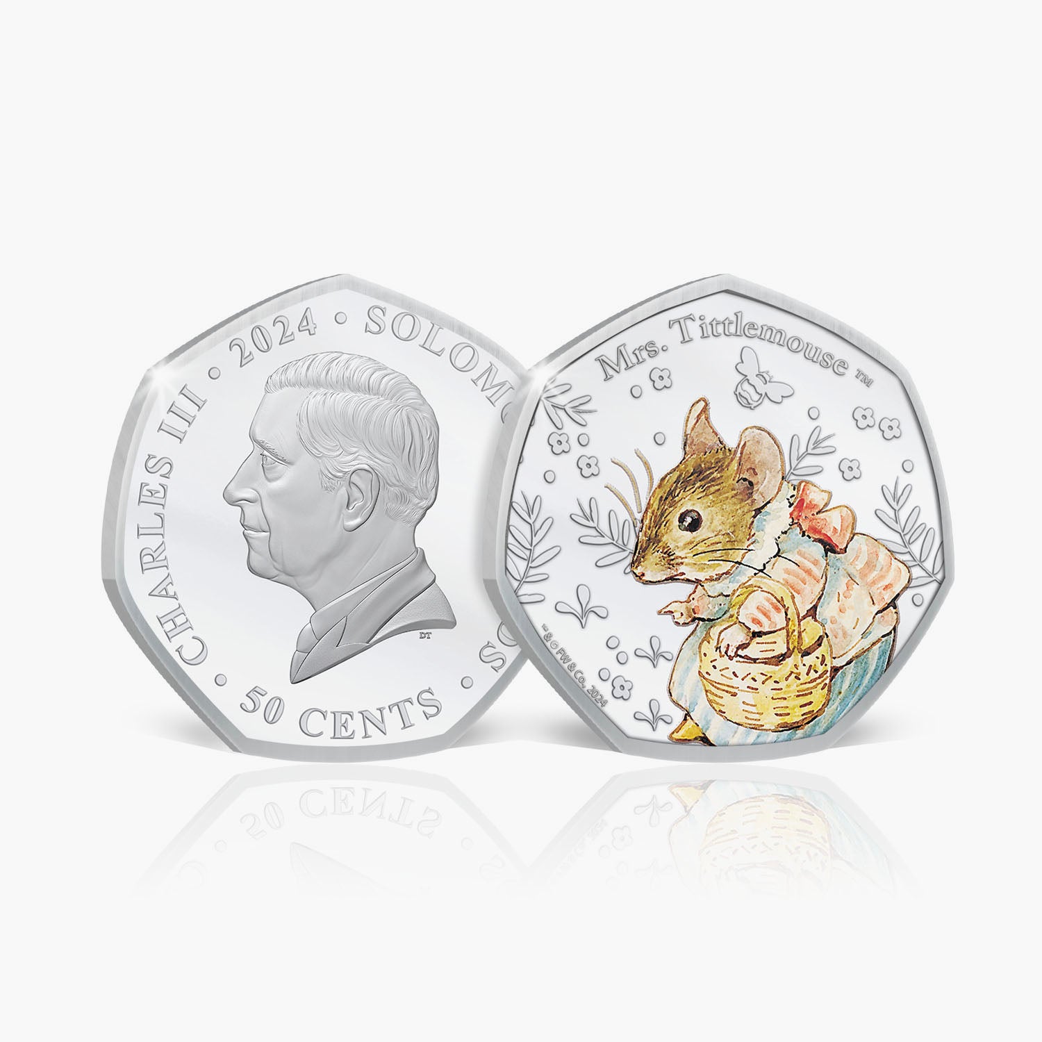 The 2024 World of Peter Rabbit Mrs Tittlemouse Coin
