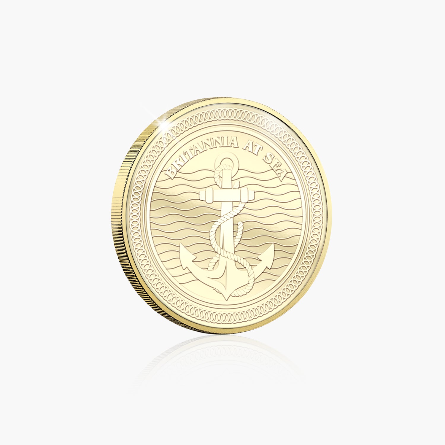 Britannia at Sea Cutty Sark Gold Plated BU Commemorative