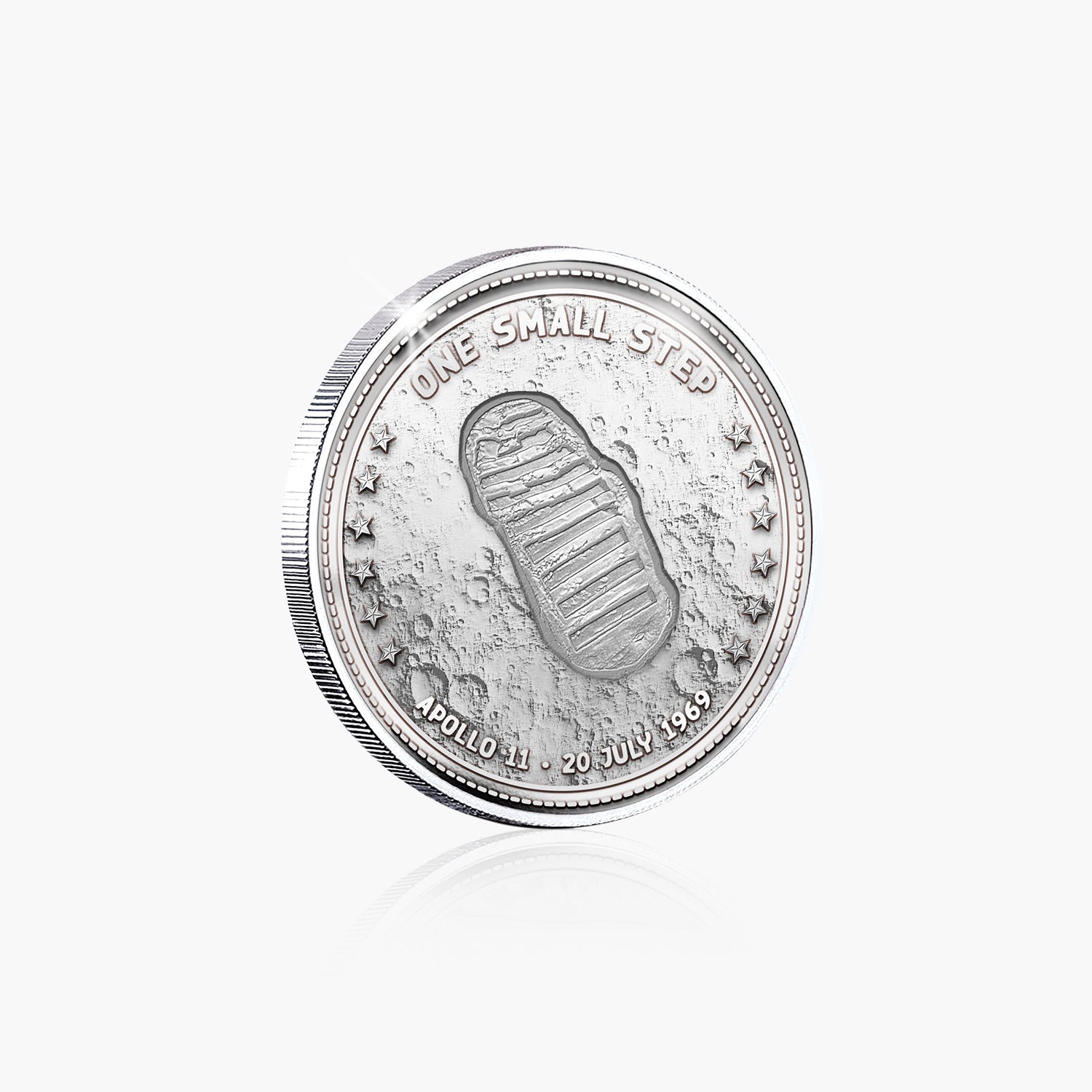 One Giant Leap â€“ The Lunar Legacy Supersize 75mm Antique Finish Medal