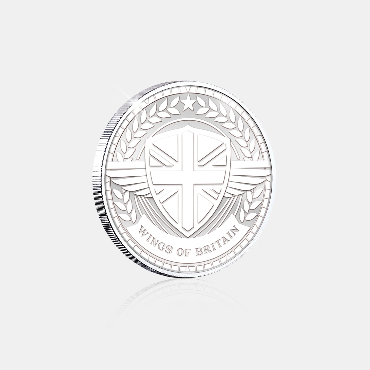 Wings of Britain Eurofighter Typhoon Silver Plated BU Commemorative