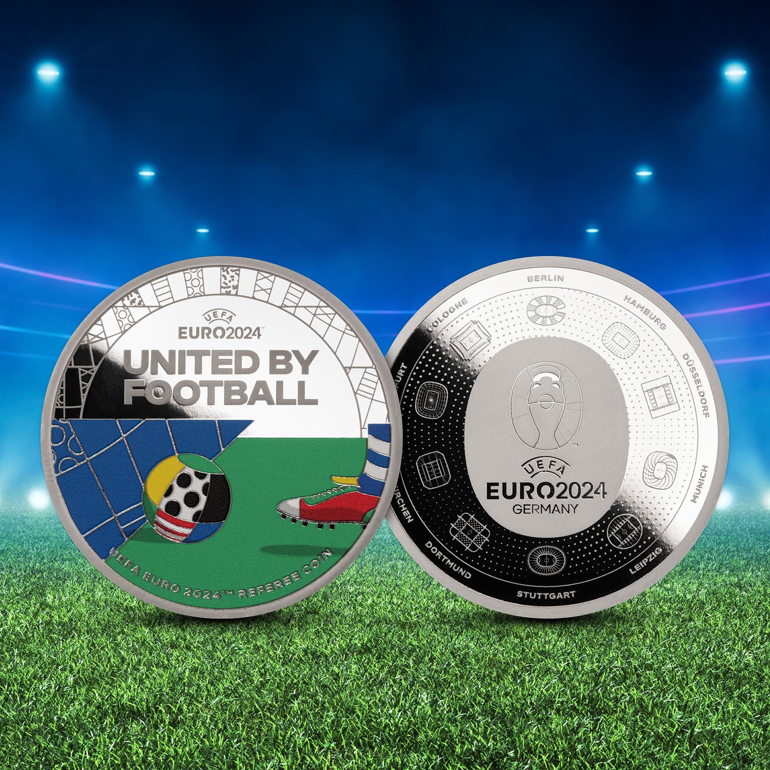 Pièce officielle de l'arbitre du jour du match de l'UEFA EURO 2024