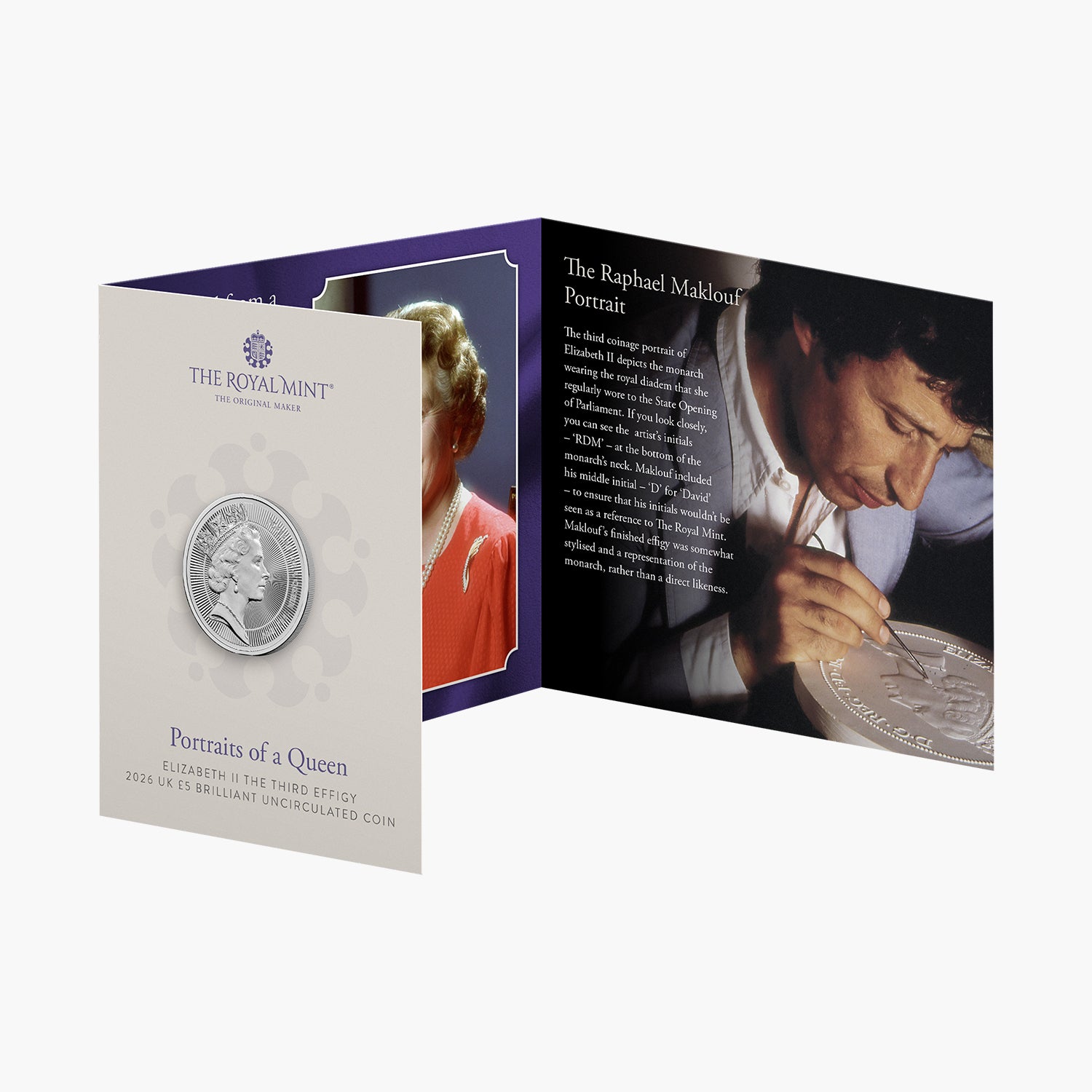 Queen Elizabeth II The Third Effigy 2026 UK £5 Brilliant Uncirculated Coin