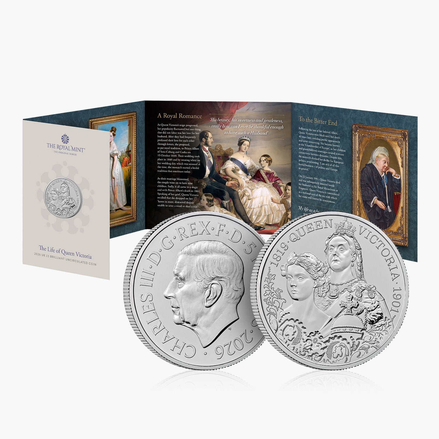 The Life of Queen Victoria 2026 UK £5 BU Coin