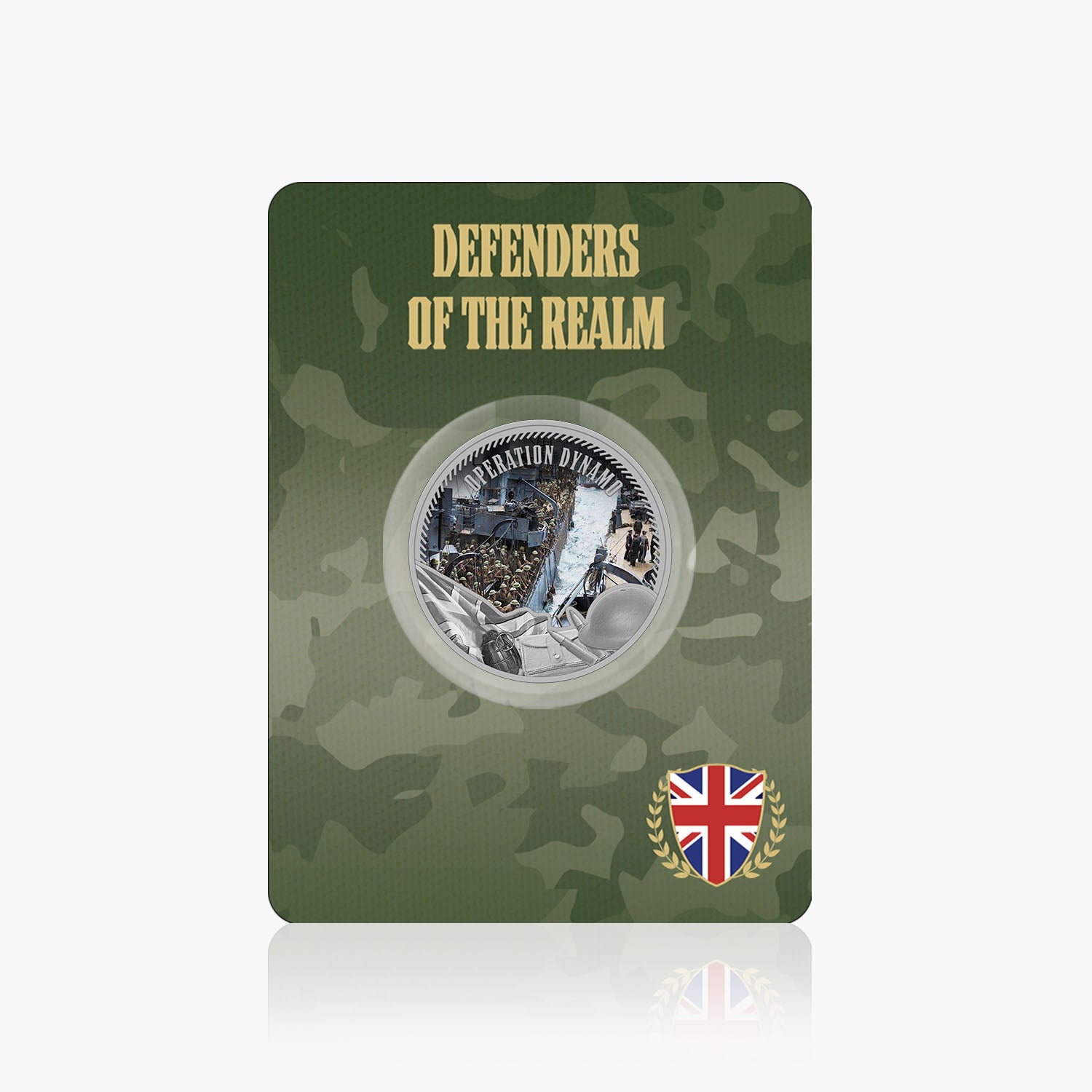 Defenders of the Realm Operation Dynamo Dunkirk Silver Plated BU Commemorative