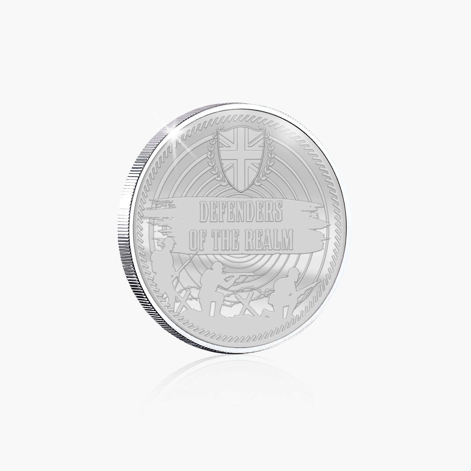Defenders of the Realm Operation Dynamo Dunkirk Silver Plated BU Commemorative