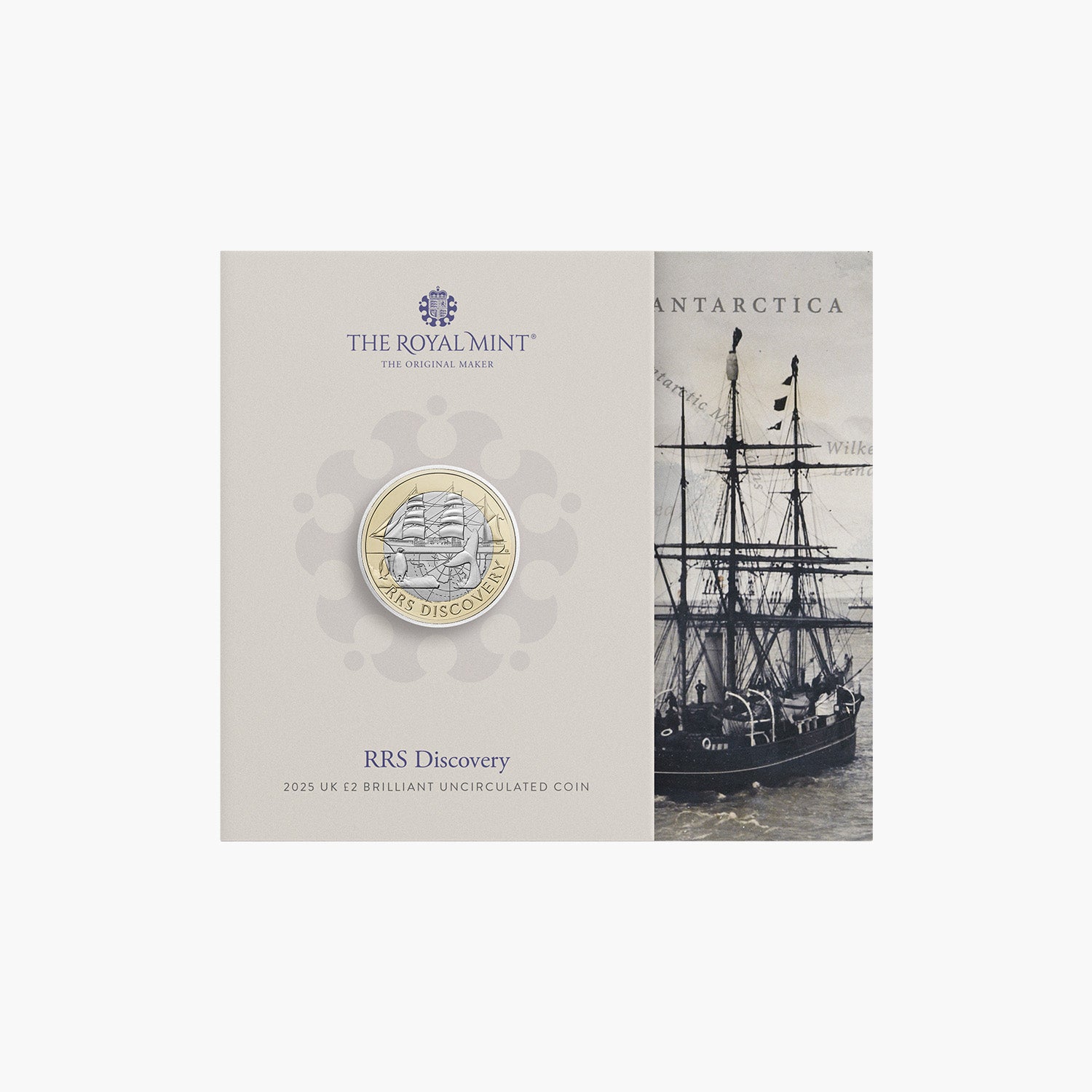 RRS Discovery 2025 UK £2 Brilliant Uncirculated Coin