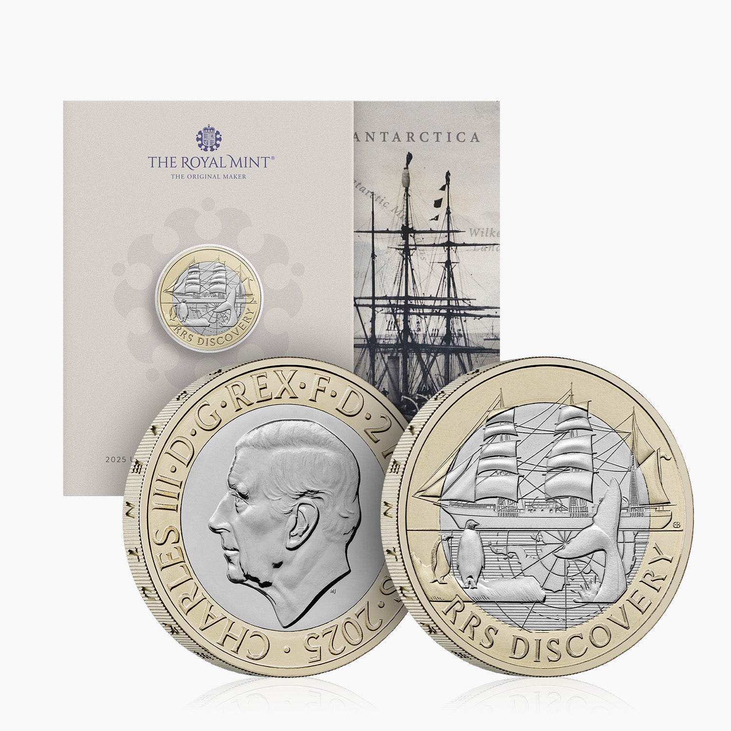 RRS Discovery 2025 UK £2 Brilliant Uncirculated Coin