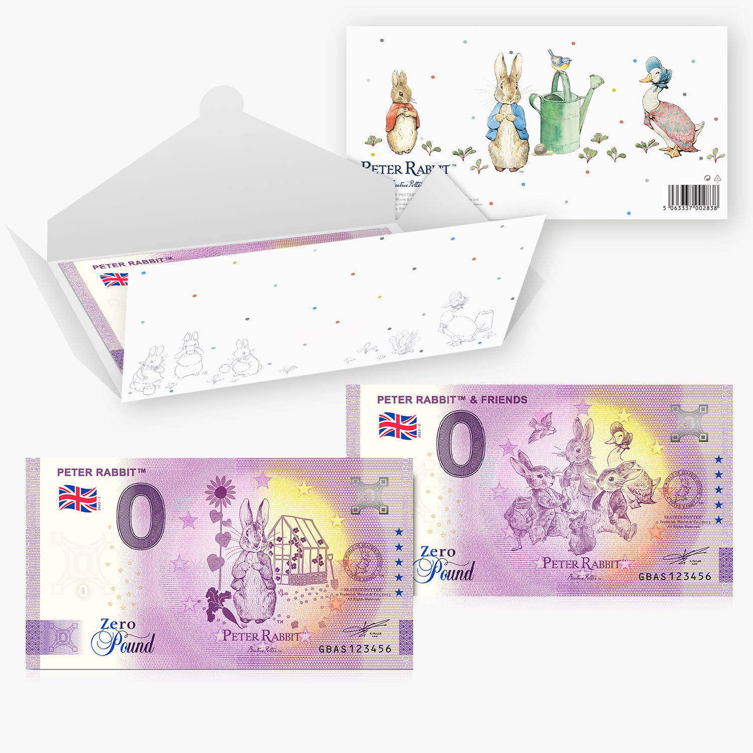 The World of Peter Rabbit £0 Banknote Set